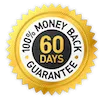 60-day money-back guarantee badge